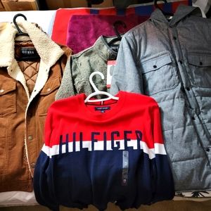 Guess,vans,tommy hilfiger, eddie bauer jacket